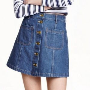 H&M Divided Denim Mini Skirt (8)